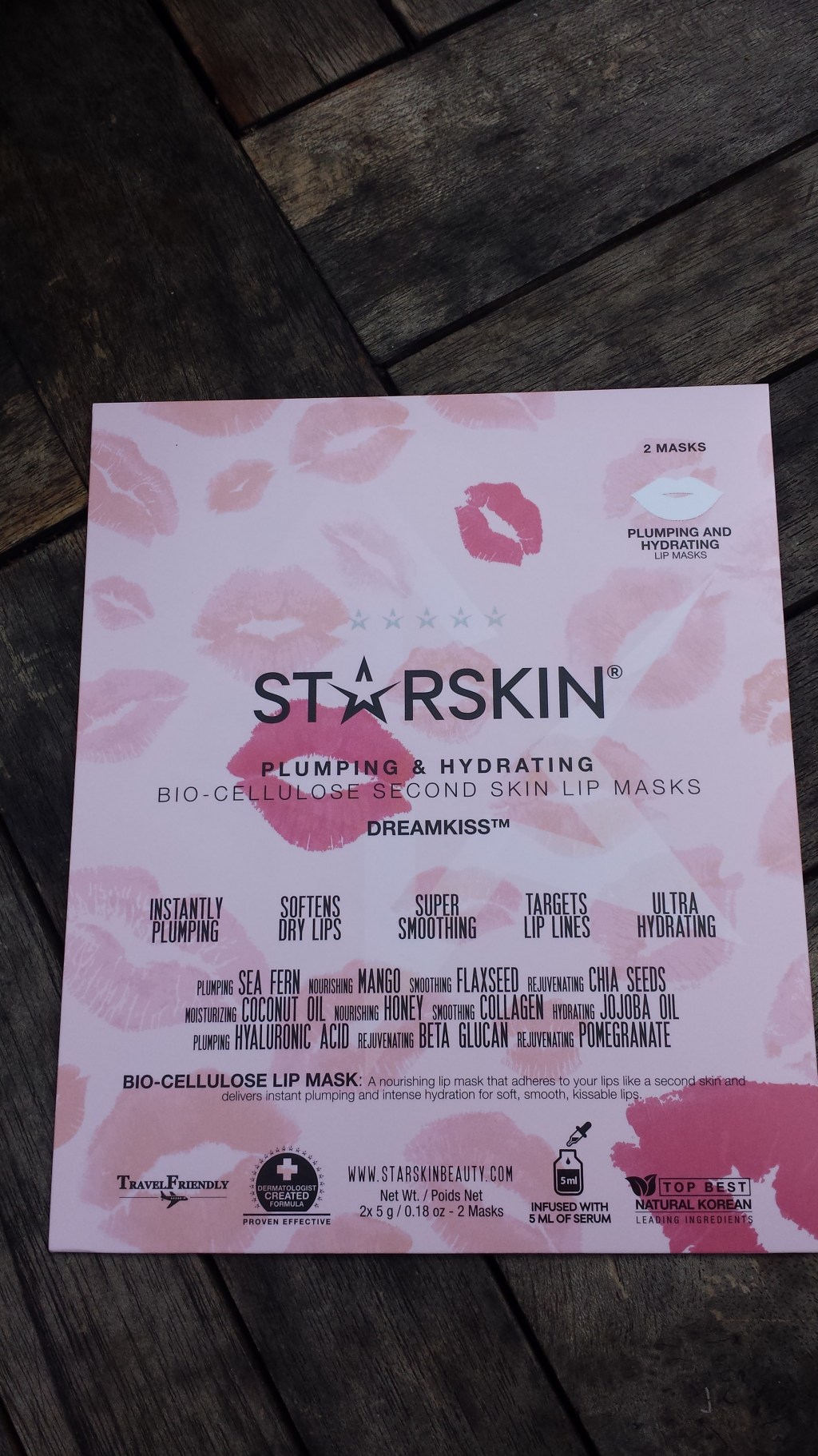 Thumbs review: Starskin Plumping & Hydrating Bio- Cellulose Second Skin Lip&nbsp;Mask